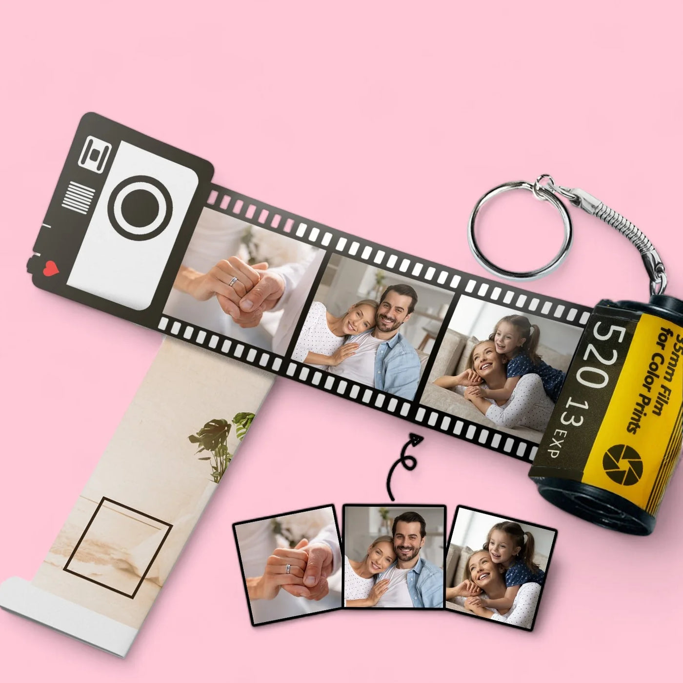 Custom Film Roll Keychain