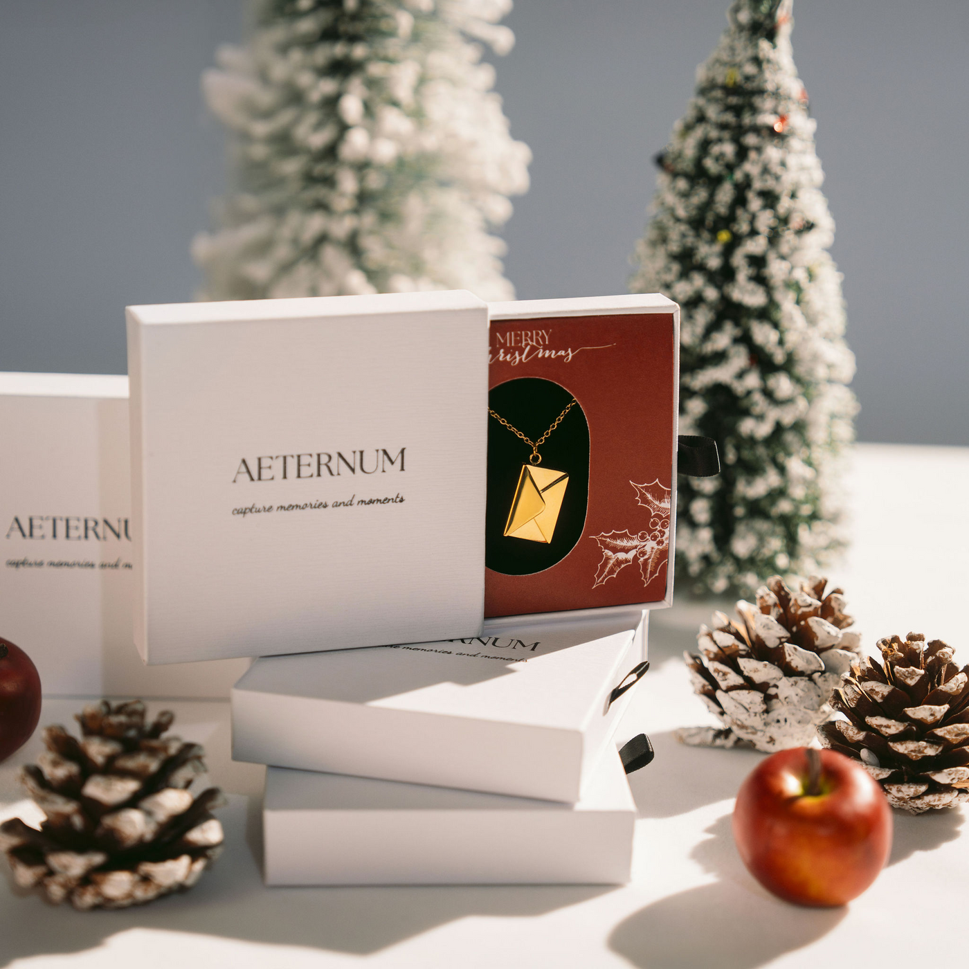 Envelope Pendant Necklace