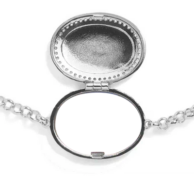 Personalized Oval Locket Bracelet