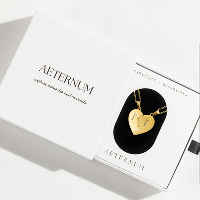 AETERNUM™ Personalized Heart Puzzle Necklace