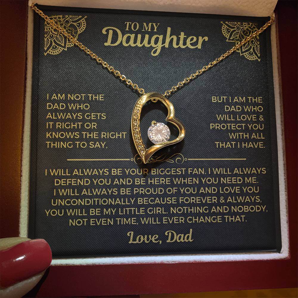 You Will Always be My Little Girl - Necklace for Daughter from Dad ...